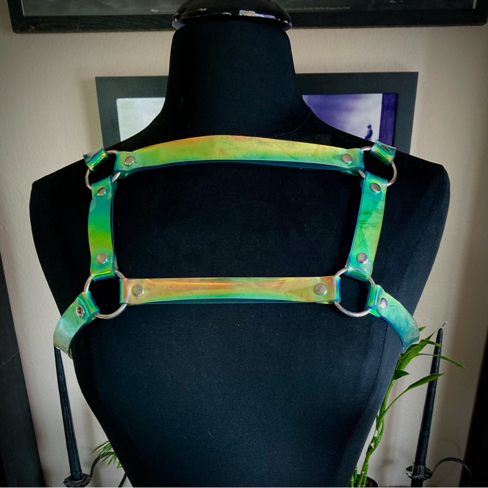 Apatico Holographic Harness Adjustable Burning Man Festival Coachella Rave